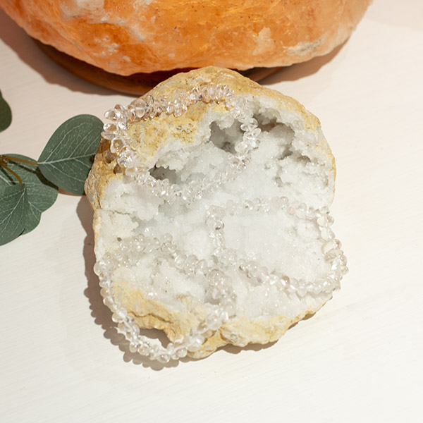 Bergkristall - chipsarmband