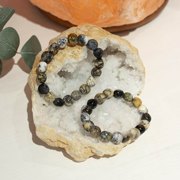 Dendritisk Opal, armband - trumlad