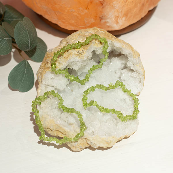 Peridot - chipsarmband
