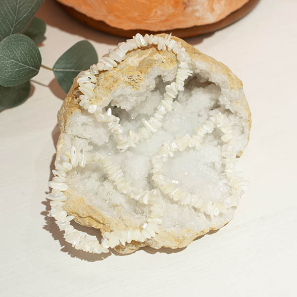 Pärlemor - chipsarmband